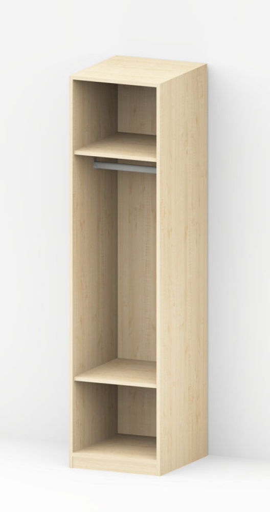 Kleiderschrank - 1 Tür - (40/50/60cm x 200cm x 58cm)
